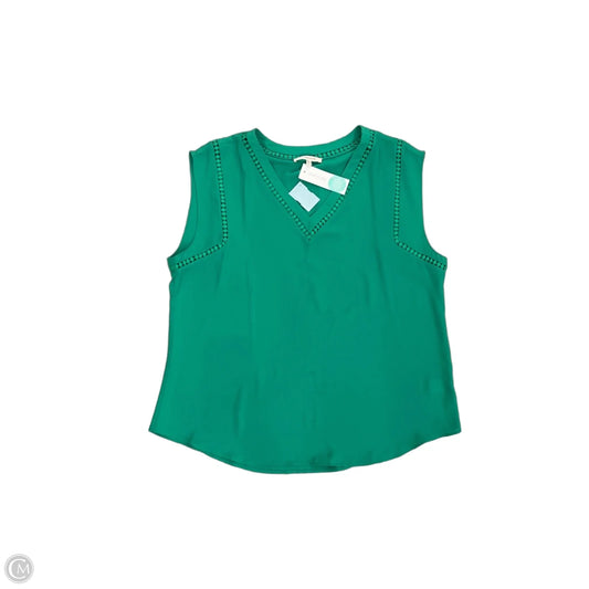 Blouse Sleeveless By 41 Hawthorn In Green, Size: Xl