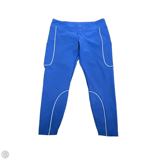Athletic Leggings By Outdoor Voices In Blue, Size: Xxl