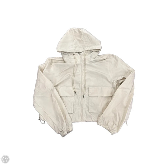 Jacket Windbreaker By Love Tree In Tan, Size: M