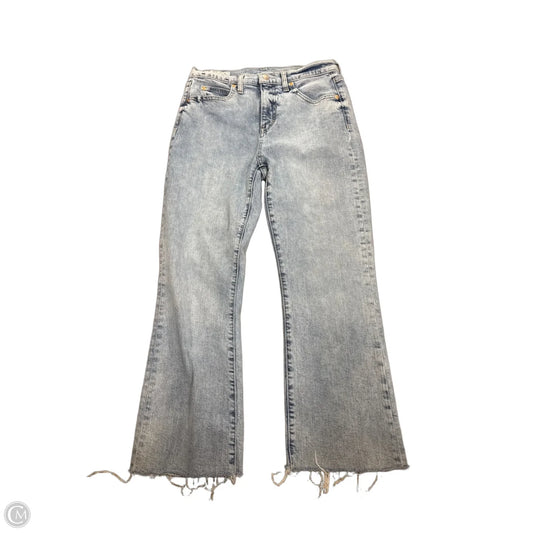 Jeans Cropped By Gap In Blue Denim, Size: 6p