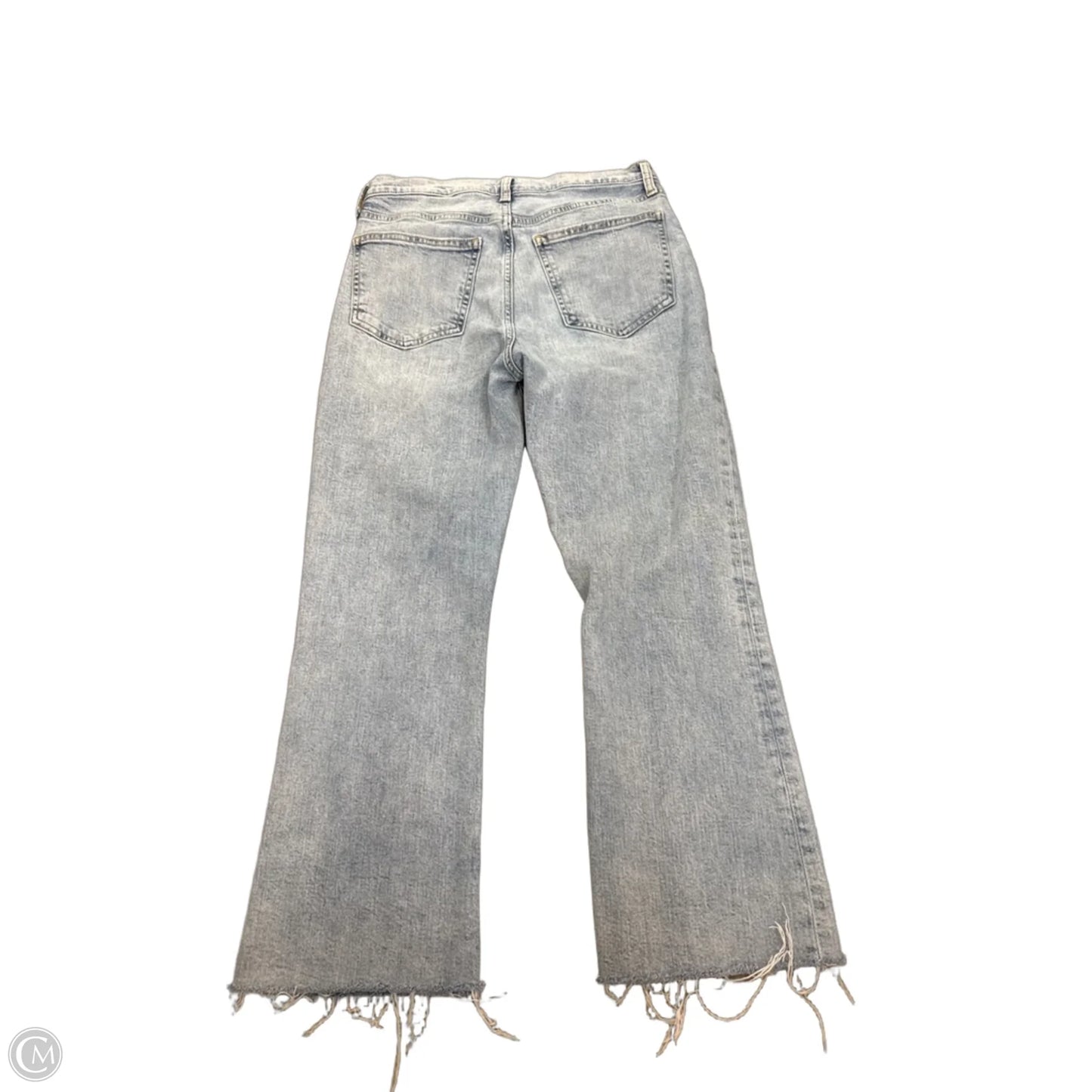 Jeans Cropped By Gap In Blue Denim, Size: 6p