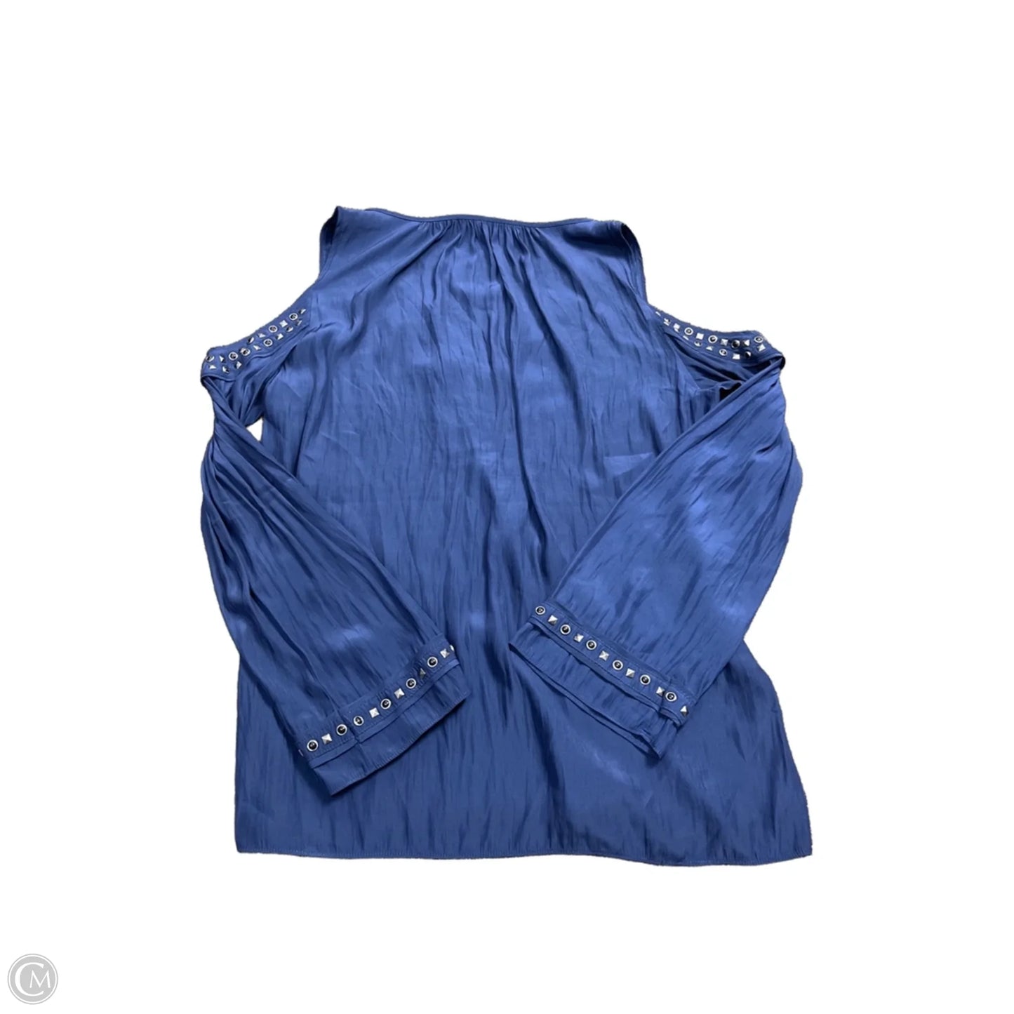Blouse Long Sleeve By Ramy Brook In Blue, Size: L