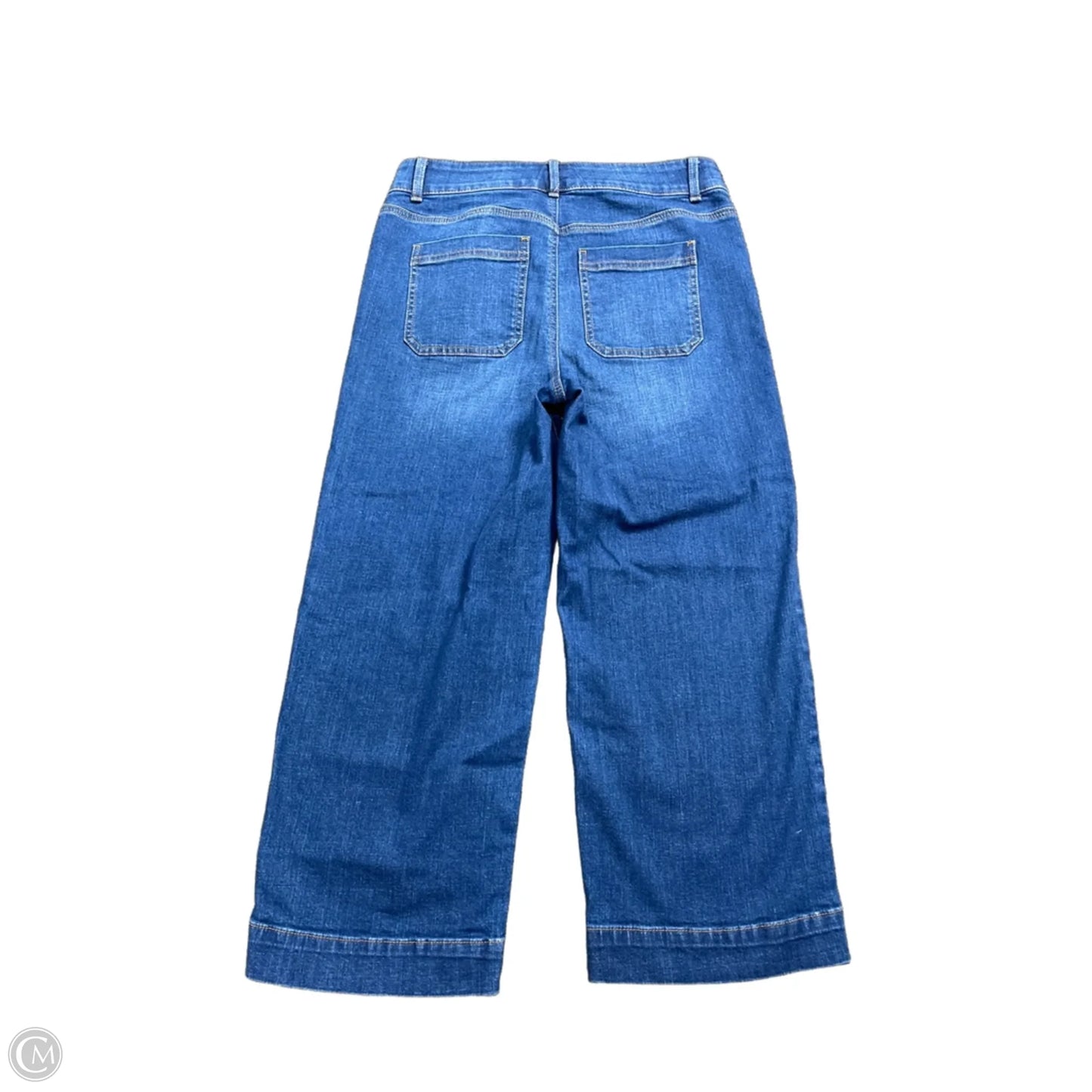 Jeans Cropped By Talbots In Blue Denim, Size: 4