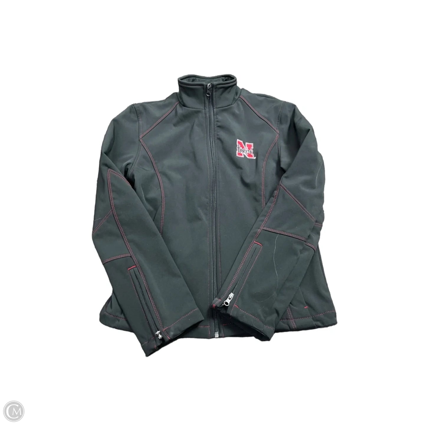 Athletic Jacket By G Iii In Black, Size: S
