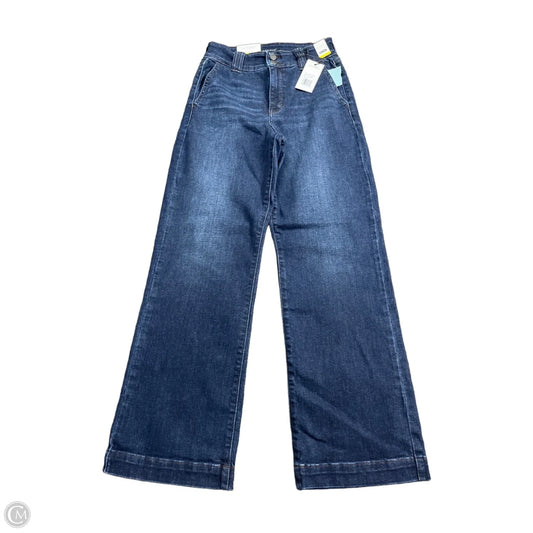 Jeans Wide Leg By Judy Blue In Blue Denim, Size: 2