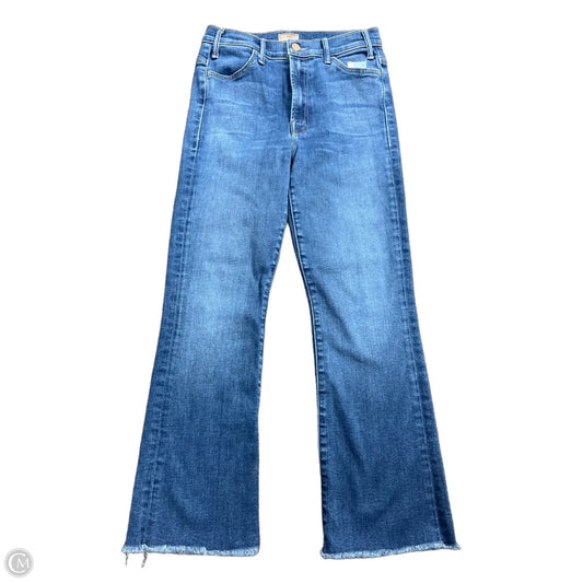 Jeans Cropped By Mother In Blue Denim, Size: 4