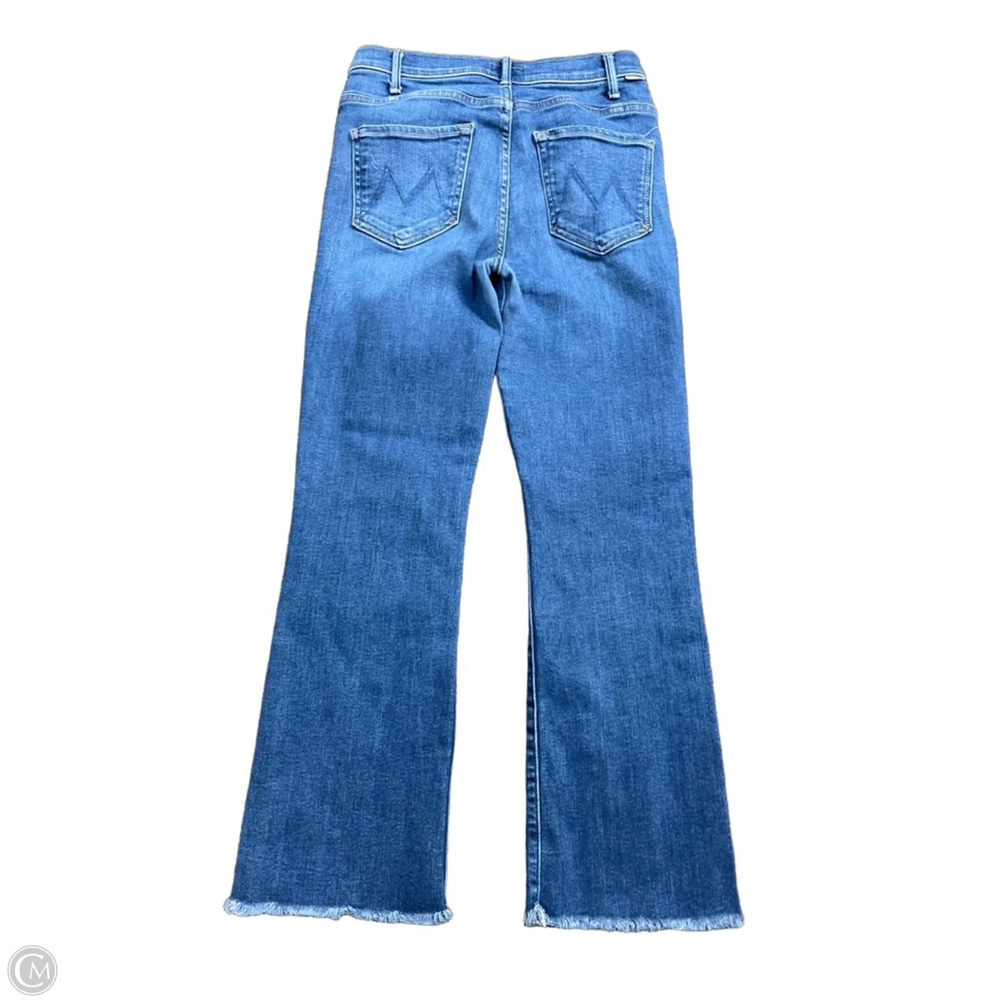 Jeans Cropped By Mother In Blue Denim, Size: 4