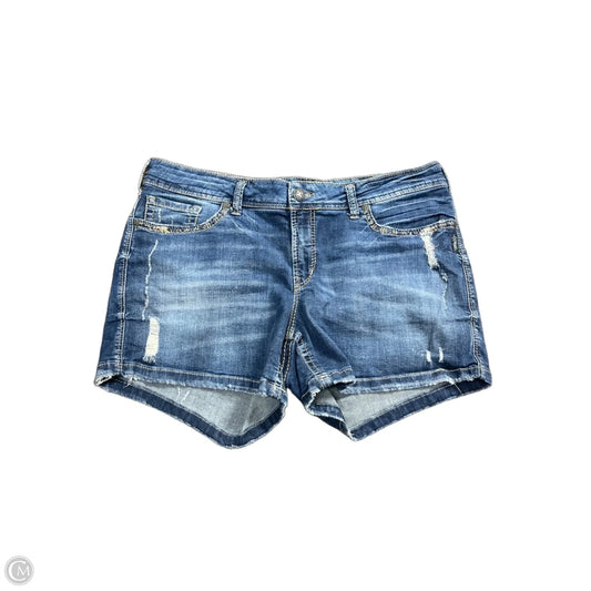 Shorts By Silver In Blue Denim, Size: 2x