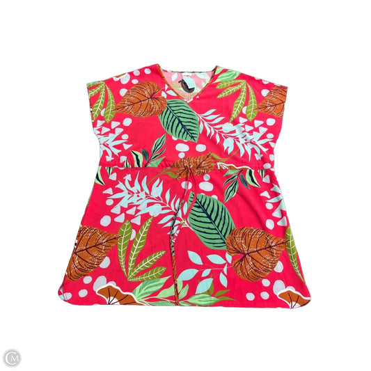 Swimwear Cover-up By Clothes Mentor In Red, Size: 2x