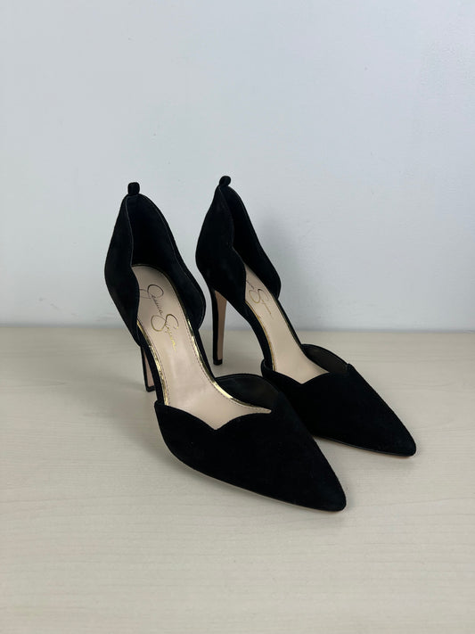 Black Shoes Heels Stiletto Jessica Simpson, Size 8.5