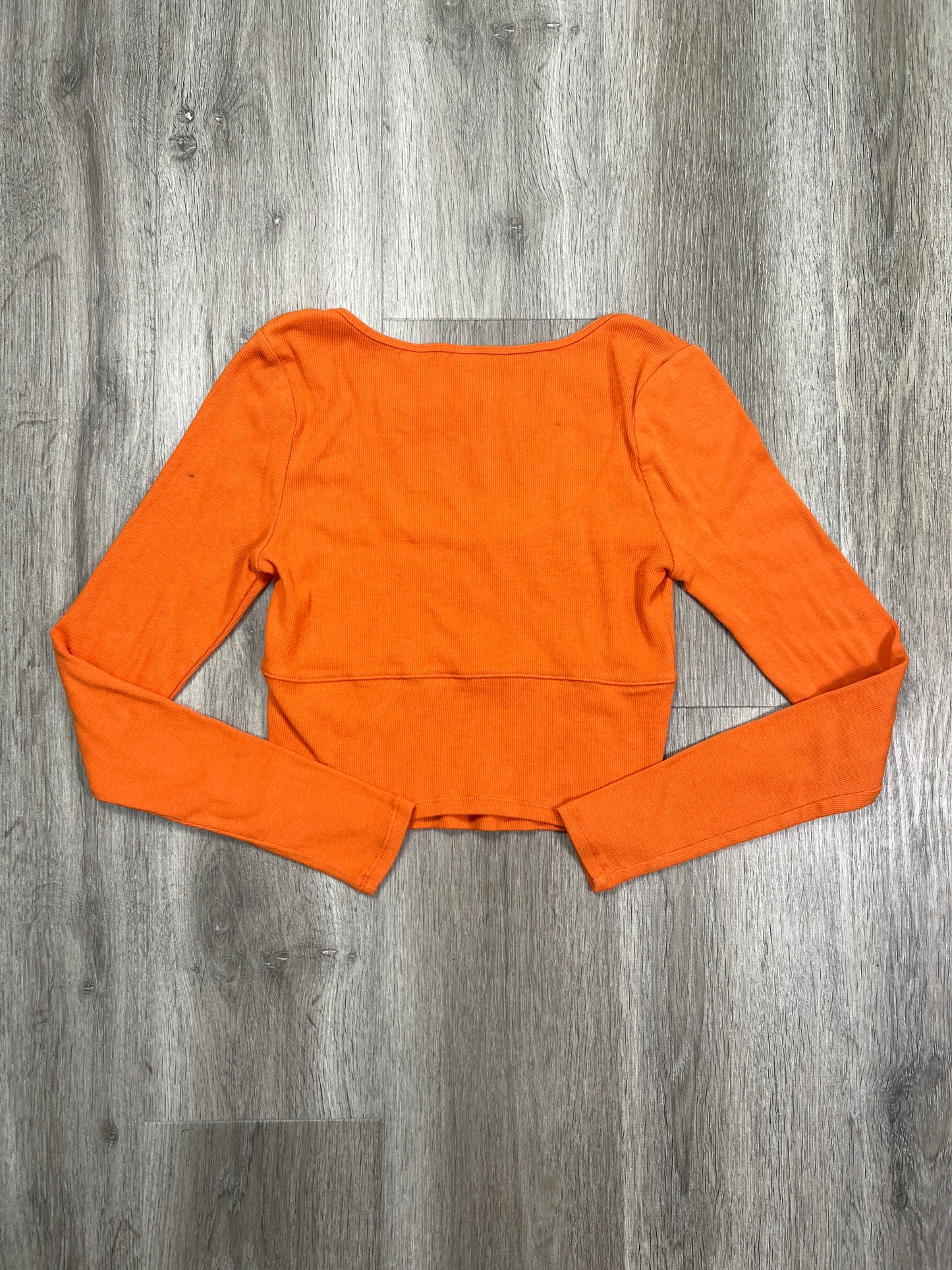 Orange Top Long Sleeve La Hearts, Size S