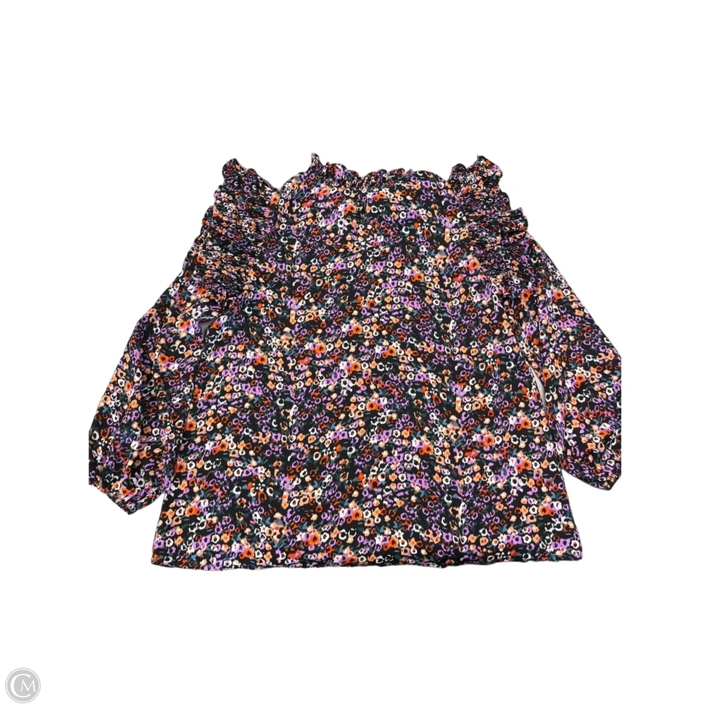 Blouse Long Sleeve By Jodifl In Black, Size: L