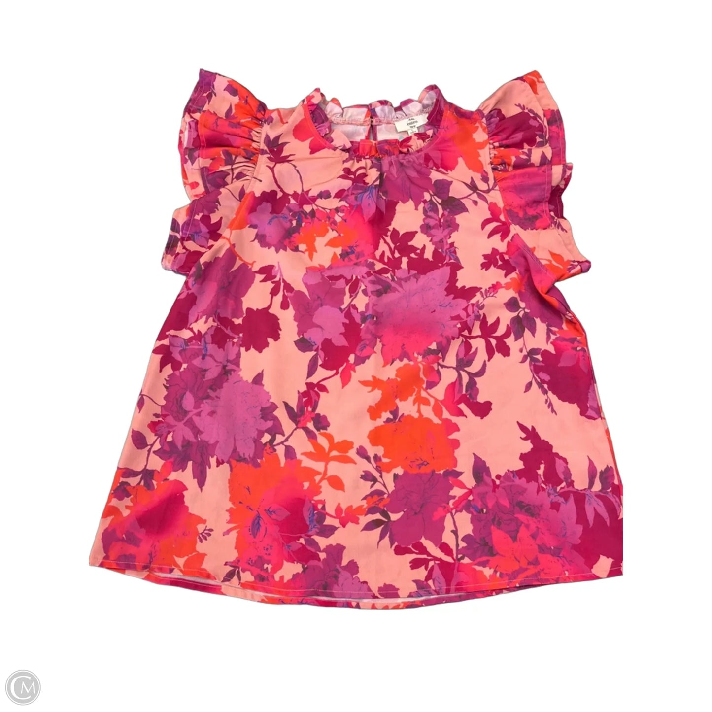 Blouse Sleeveless By Entro In Pink, Size: L