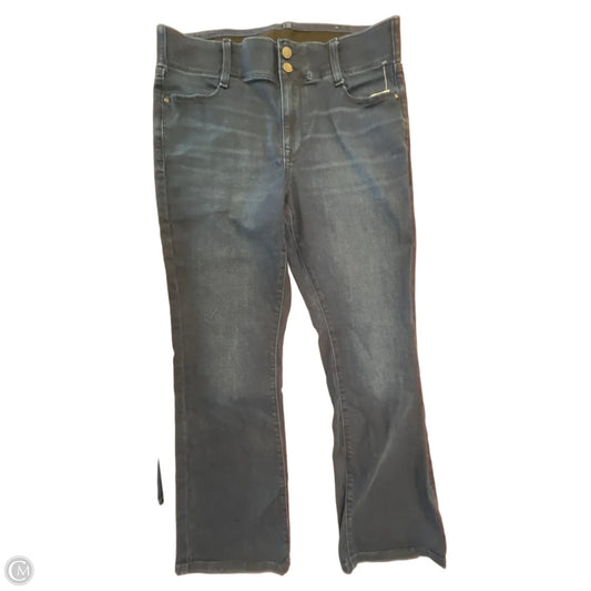 Jeans Flared By Nine West Apparel In Blue Denim, Size: 14