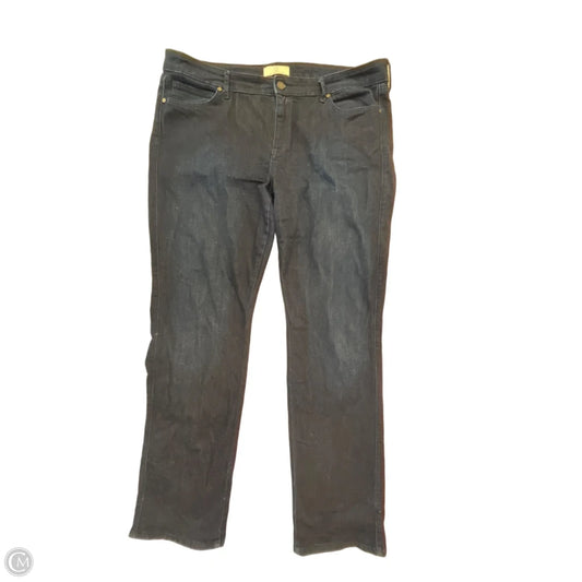 Jeans Straight By Cookie Johnson In Blue Denim, Size: 22