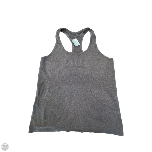 Athletic Tank Top By Lululemon In Grey, Size: M