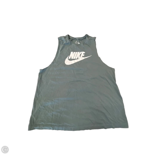 Athletic Tank Top By Nike Apparel In Green, Size: Xl