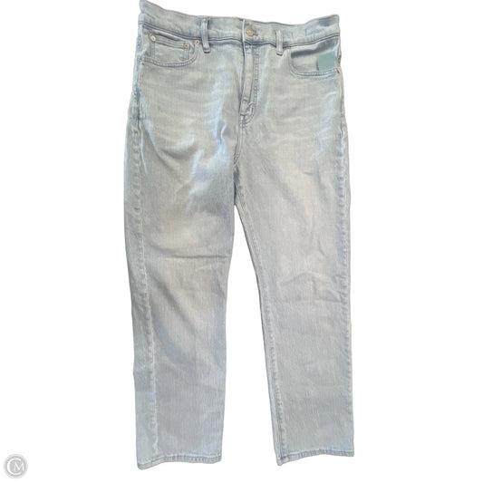Jeans Straight By Madewell In Blue Denim, Size: 12