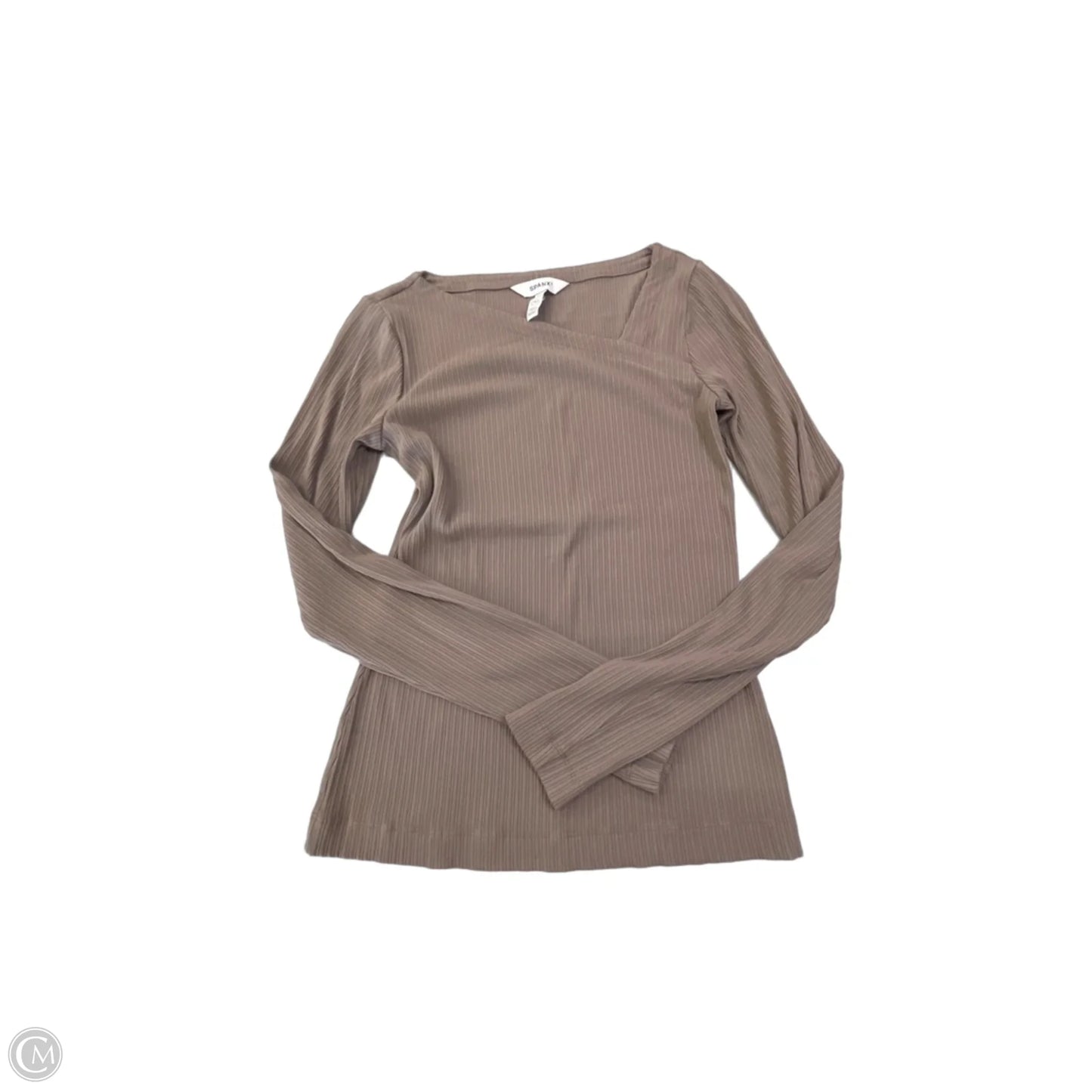 Top Long Sleeve By Spanx In Grey, Size: Xs