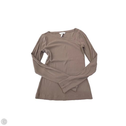 Top Long Sleeve By Spanx In Grey, Size: Xs