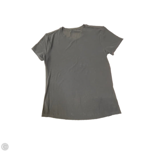 Athletic Top Short Sleeve By Alo In Black, Size: S