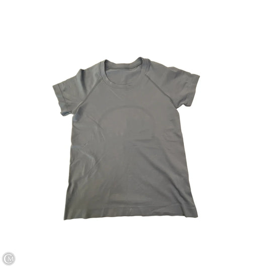 Athletic Top Short Sleeve By Lululemon In Blue, Size: S