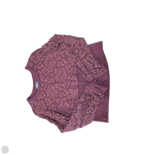 Top Long Sleeve By Maeve In Purple, Size: S