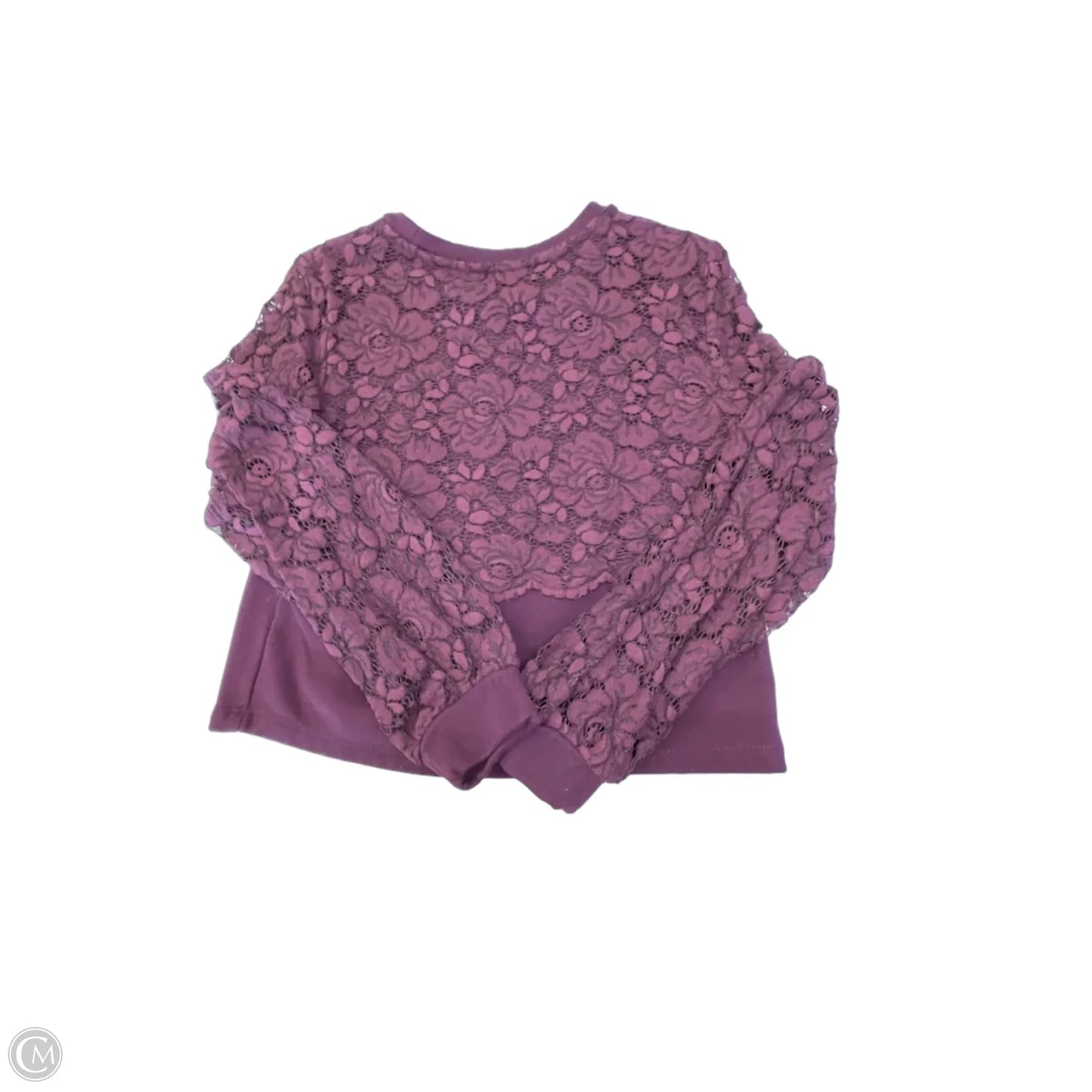 Top Long Sleeve By Maeve In Purple, Size: S