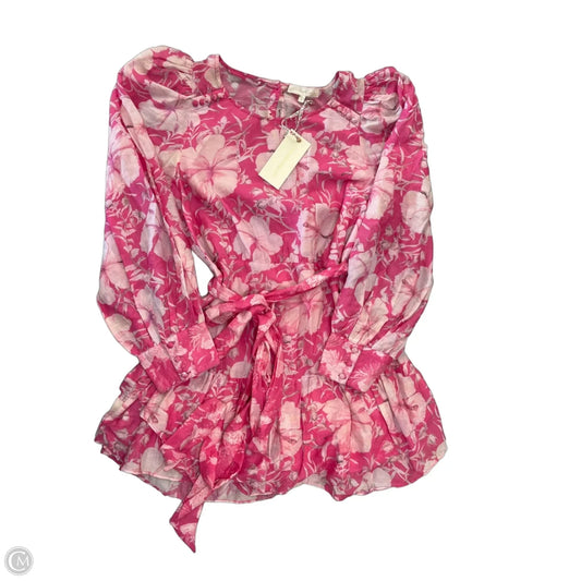 Dress Casual Short By Loveshackfancy In Pink, Size: M