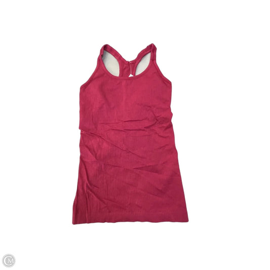 Athletic Tank Top By Lululemon In Pink, Size: S
