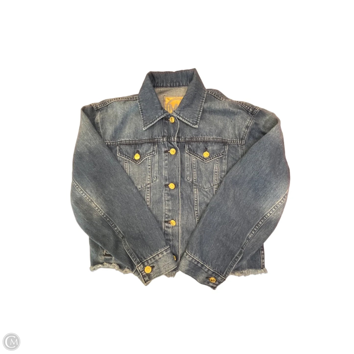 Jacket Denim By Michael By Michael Kors In Blue Denim, Size: M