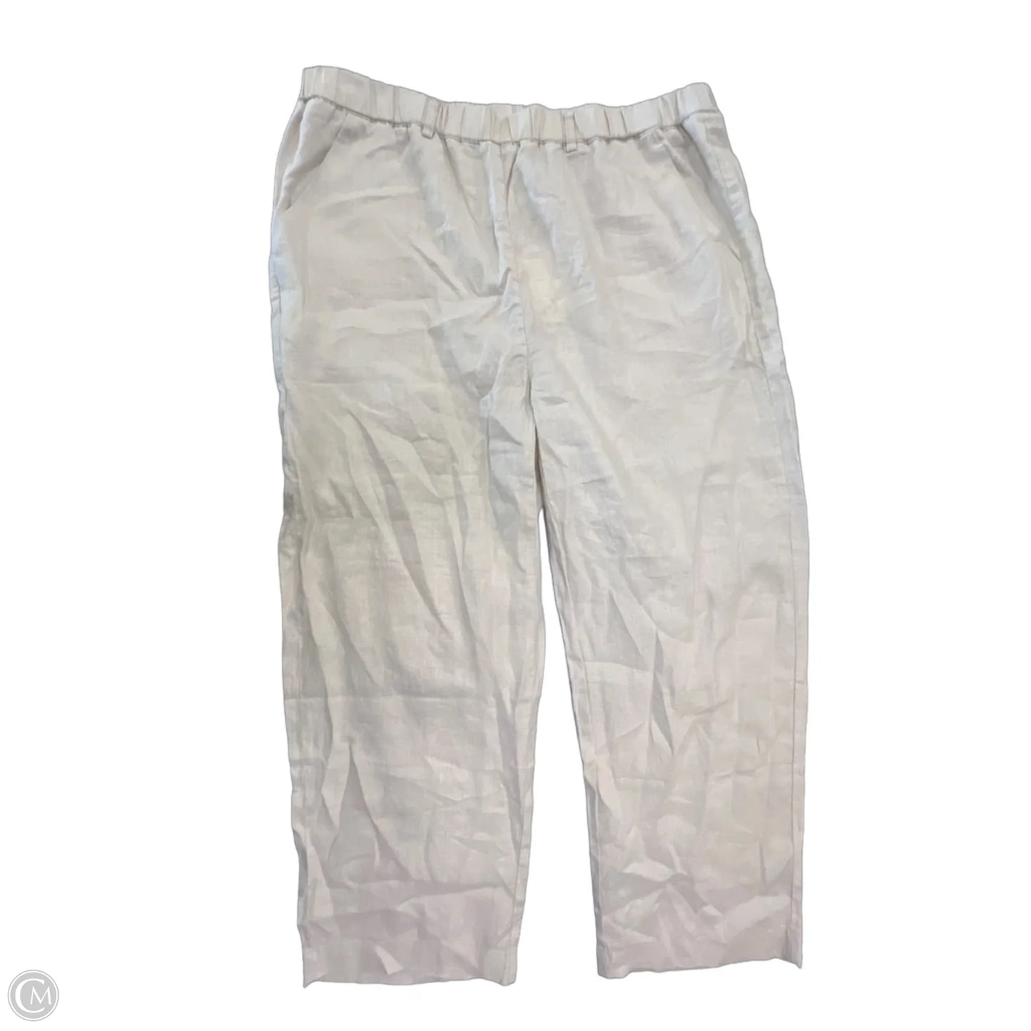 Pants Linen By Quince In Tan, Size: Xl