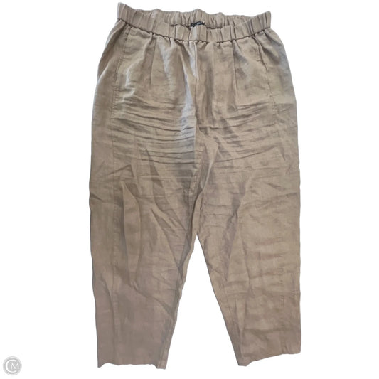 Pants Linen By Eileen Fisher In Brown, Size: L