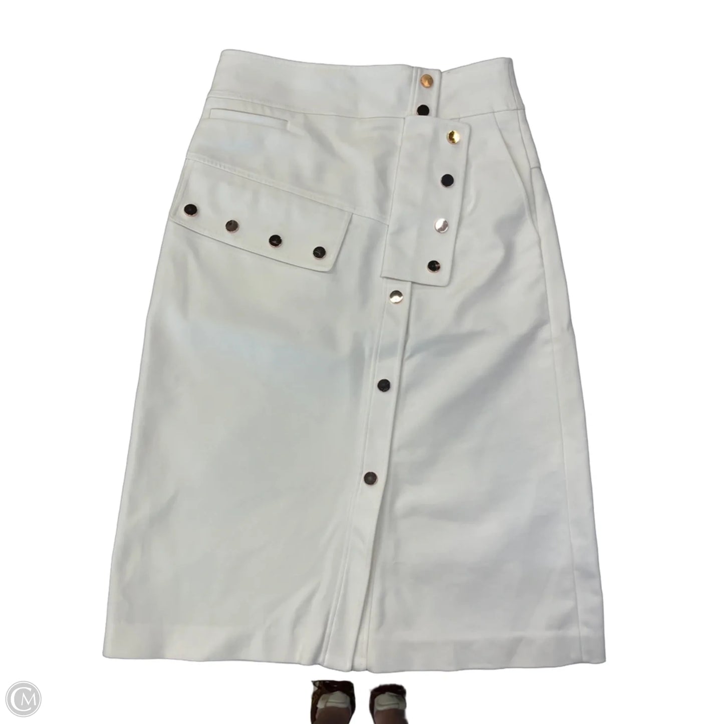 Skirt Midi By Tibi In White, Size: S