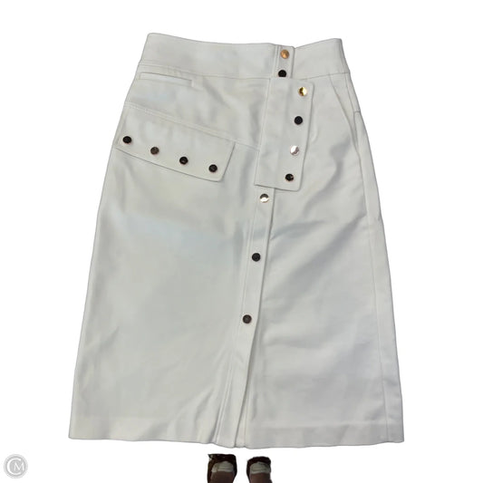 Skirt Midi By Tibi In White, Size: S