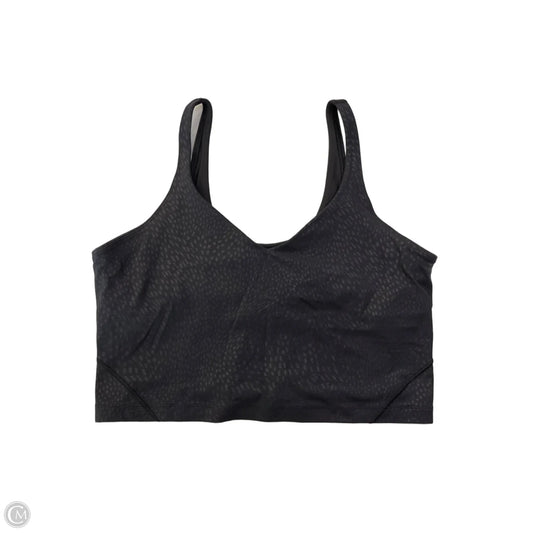 Athletic Bra By Lululemon In Black, Size: Xl