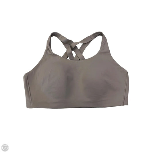 Athletic Bra By Lululemon In Grey, Size: Xl