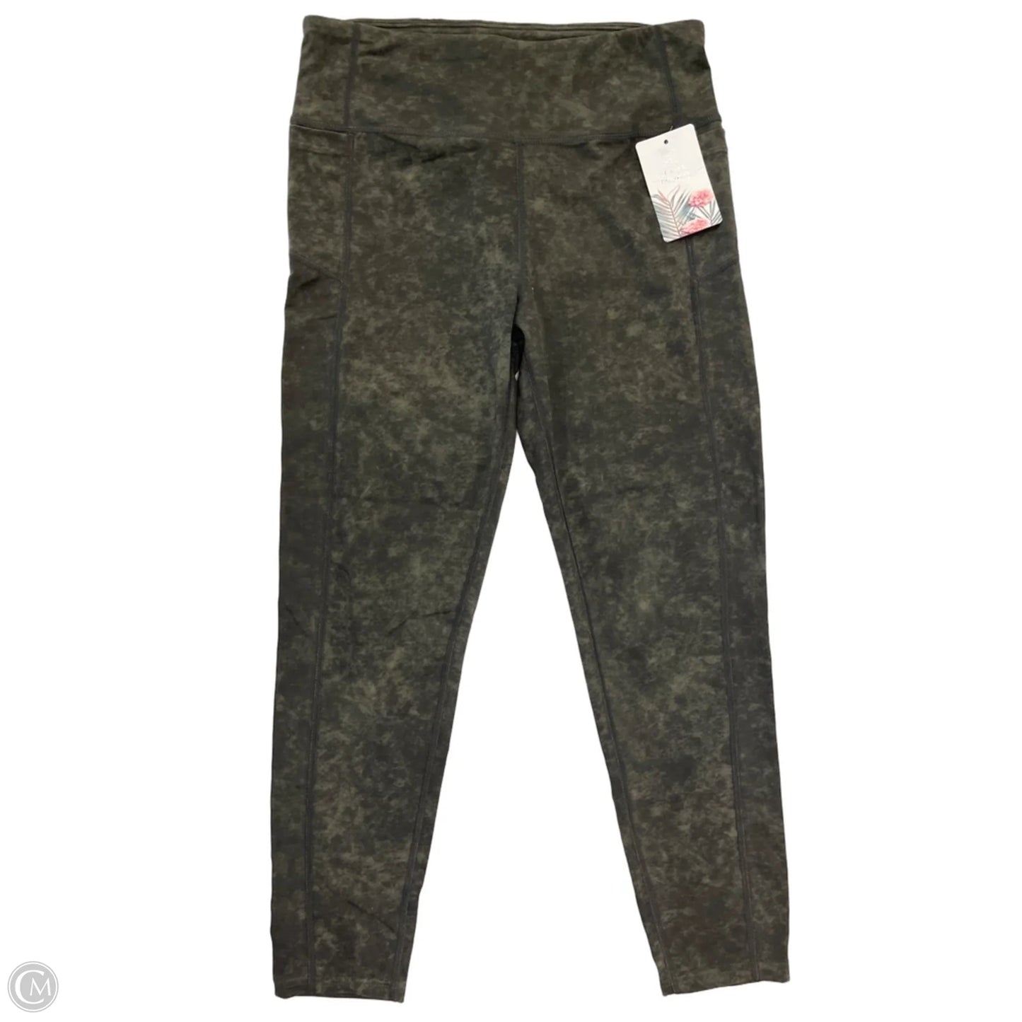 Athletic Leggings By Clothes Mentor In Green, Size: Xl