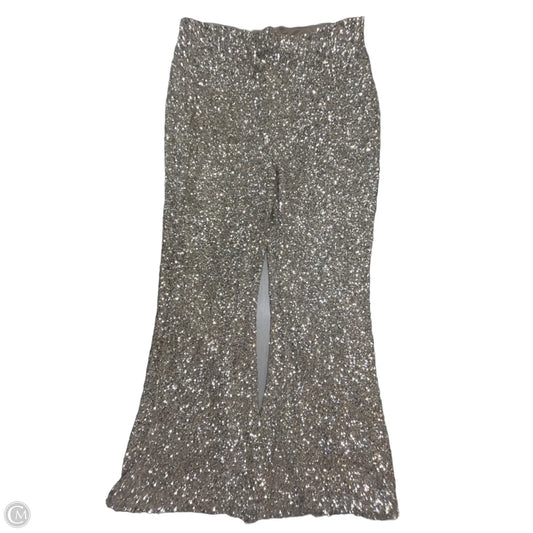 Pants Wide Leg By Express In Silver, Size: L