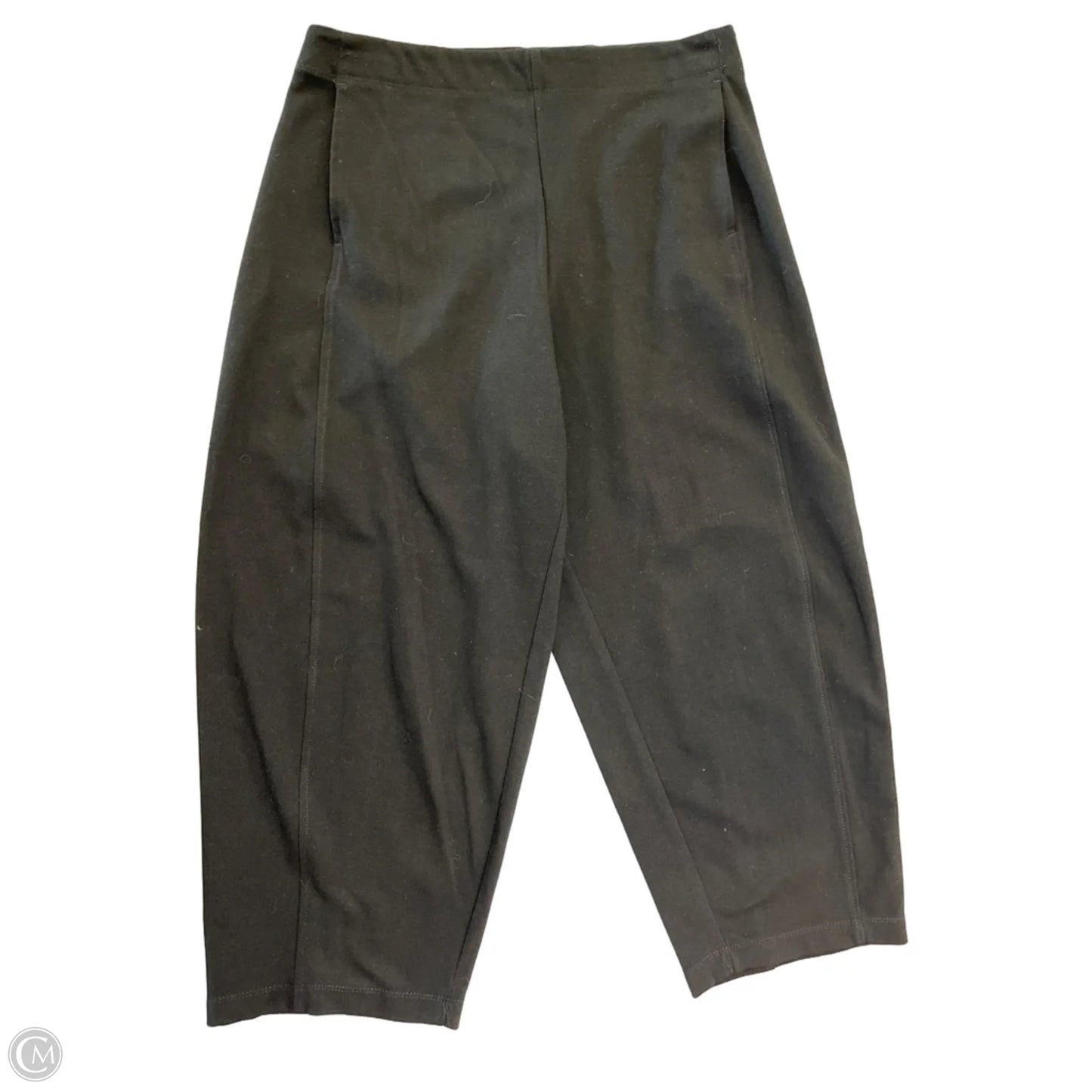 Pants Cropped By Max Studio In Black, Size: L