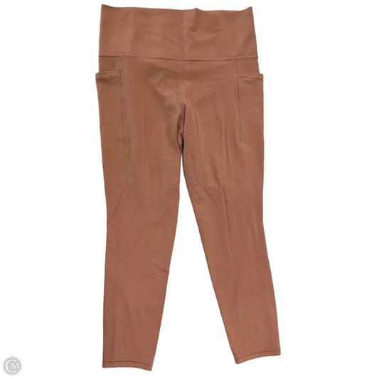 Athletic Leggings By Athleta In Pink, Size: M
