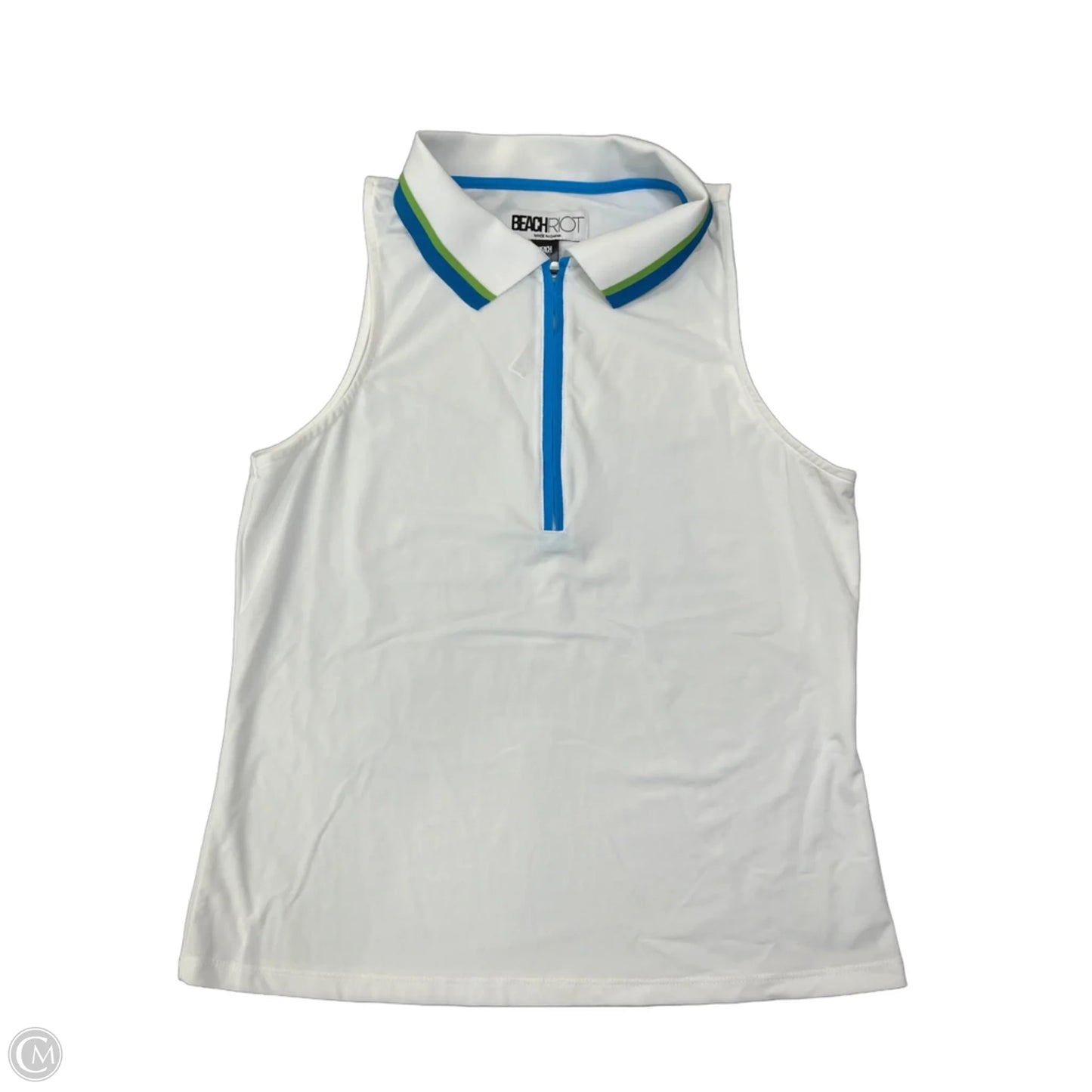 Athletic Tank Top By Beach Riot In White, Size: M