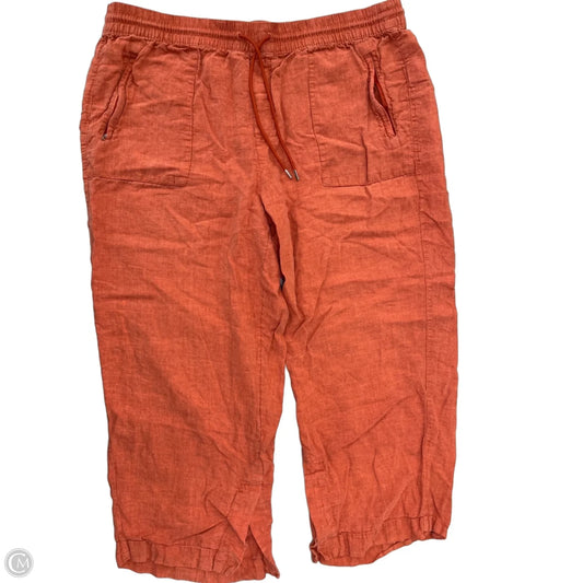 Pants Linen By Athleta In Orange, Size: 3x