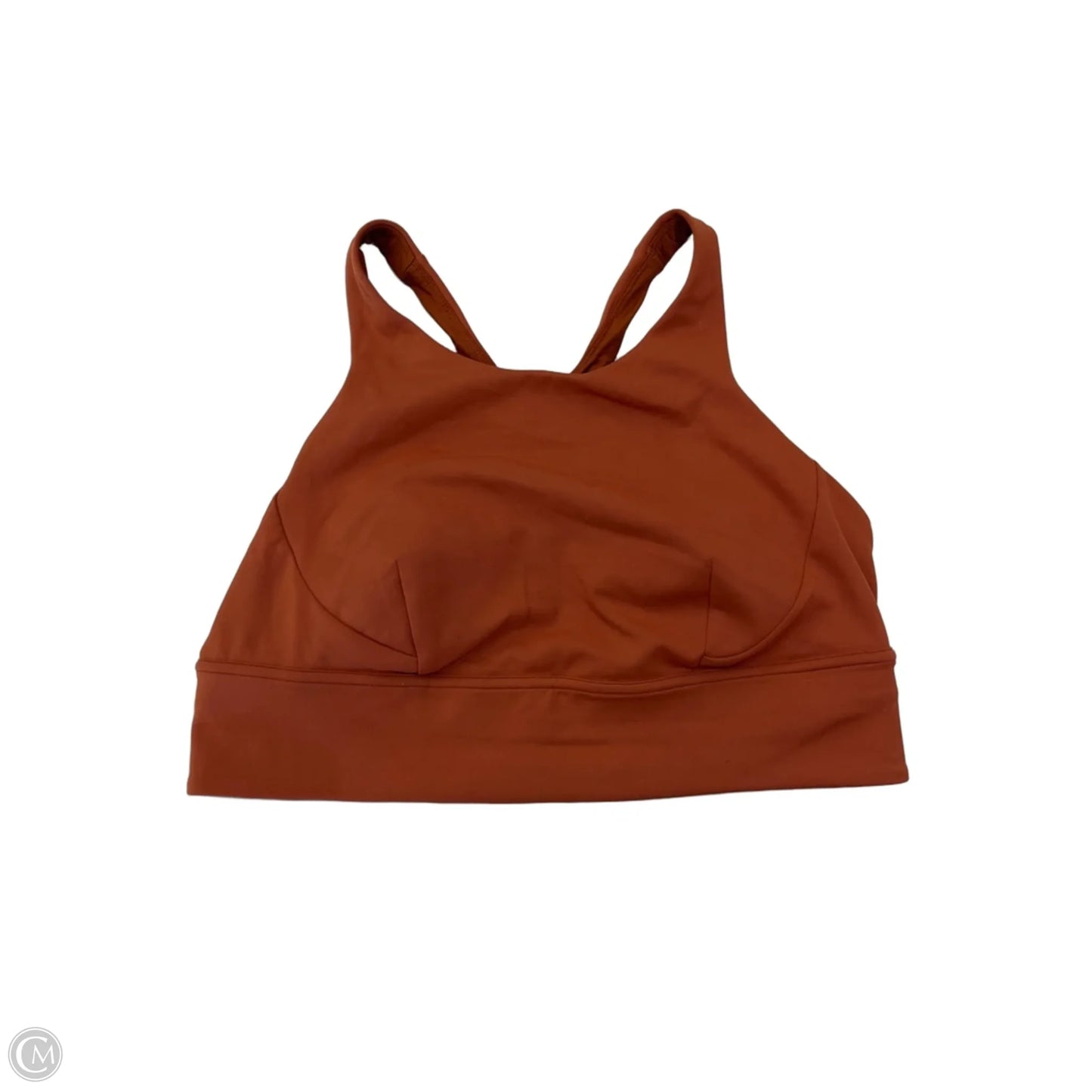 Athletic Bra By Lululemon In Orange, Size: Xl