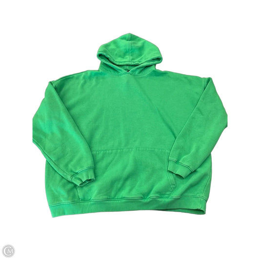 Sweatshirt Hoodie By Boohoo Boutique In Green, Size: M