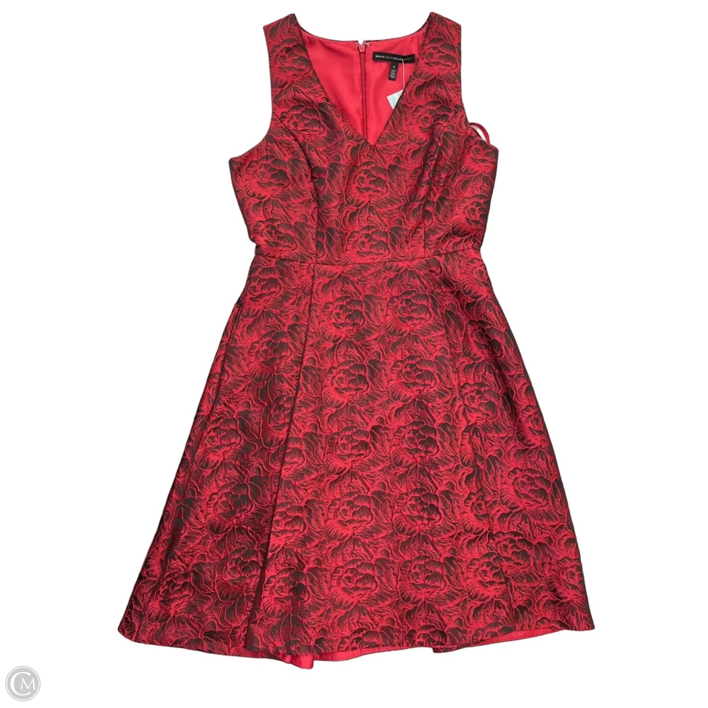 Dress Casual Short By White House Black Market In Red, Size: S