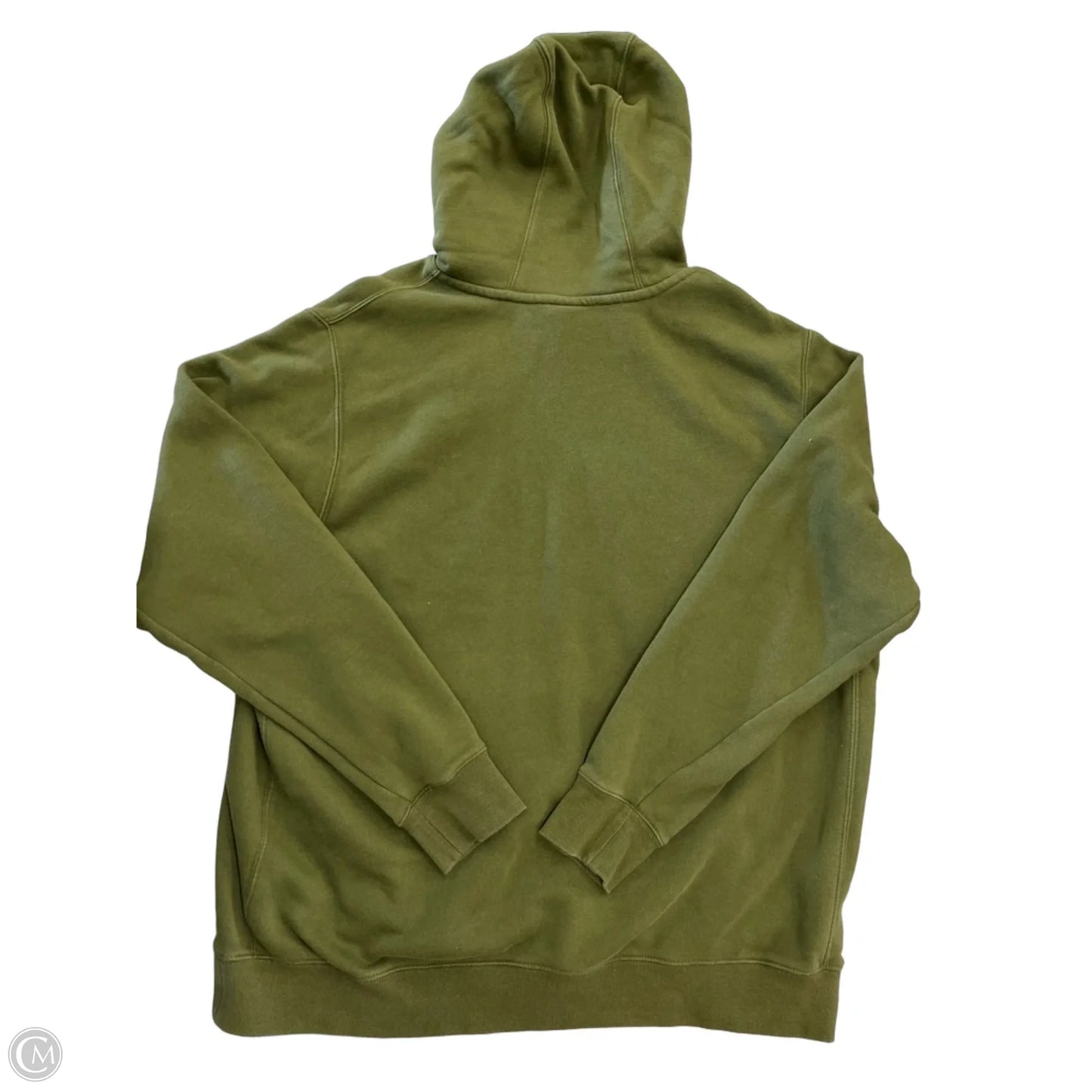 Athletic Sweatshirt Hoodie By Nike Apparel In Green, Size: Xl