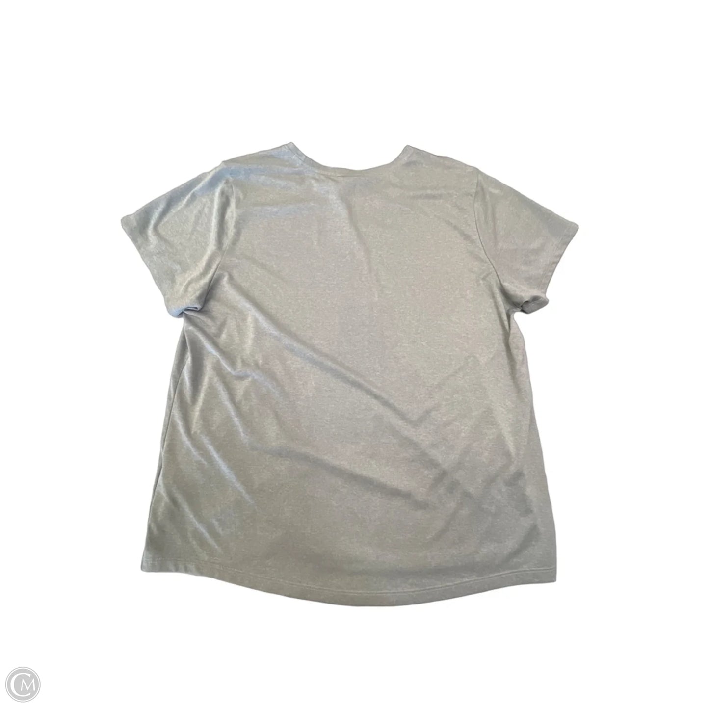 Athletic Top Short Sleeve By The North Face In Grey, Size: Xl