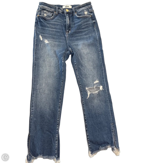 Jeans Boot Cut By Micas In Blue Denim, Size: 8