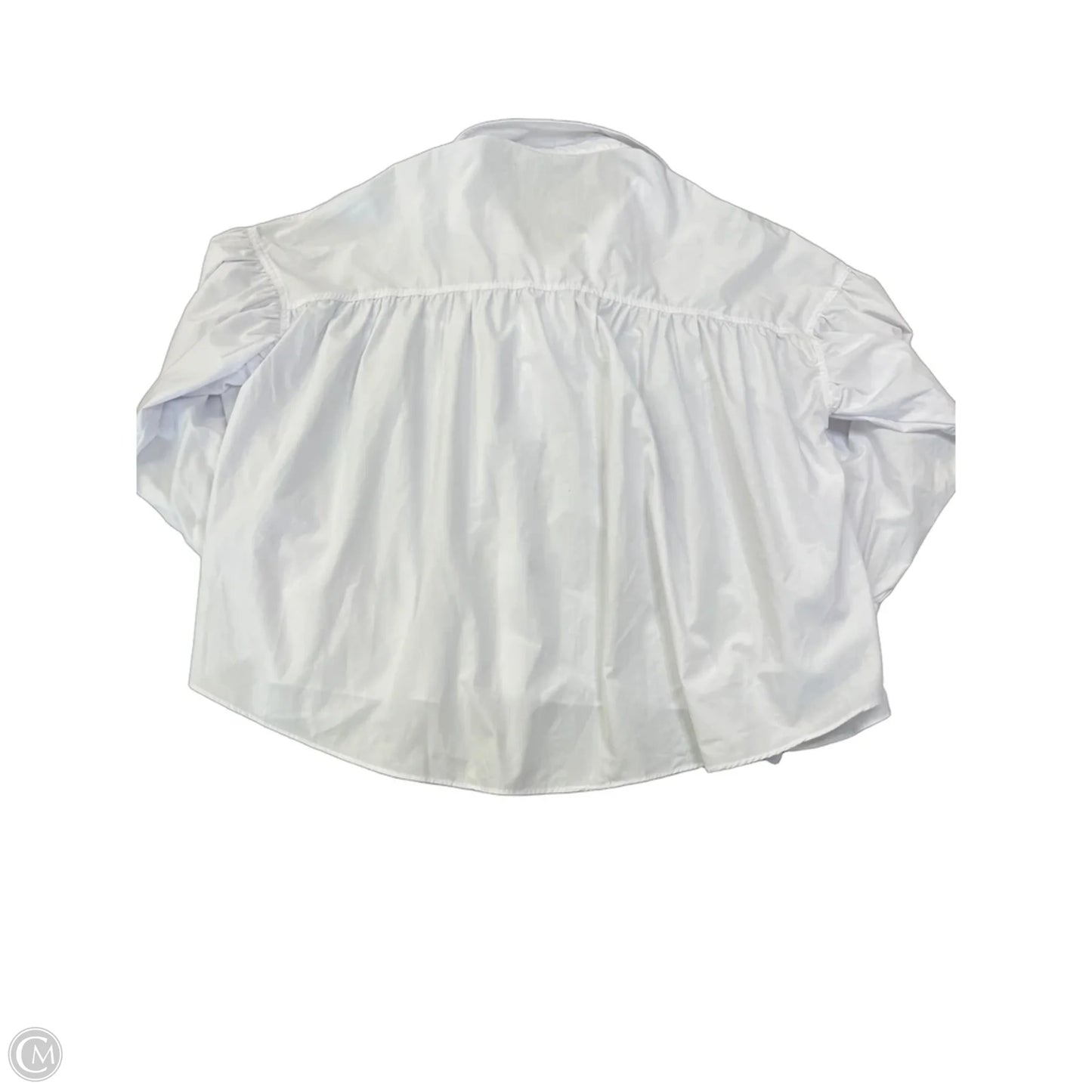 Blouse Long Sleeve By Clothes Mentor In White, Size: Xs